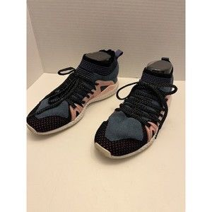 Adidas X Stella McCartney Crazy Train Athletic Shoes Blue Pink Low Top Lace Up 7